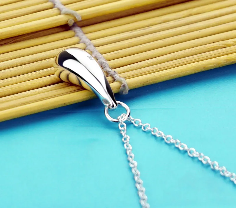 Модные женские ювелирные изделия ожерелья из стерлингового серебра 925 пробы