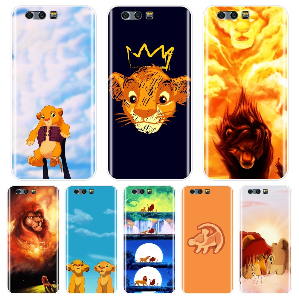 Чехол для телефона Huawei Honor 7 7S 7X 7A 7C Pro 10 9 8 8X MAX Lion King Мягкая силиконовая задняя