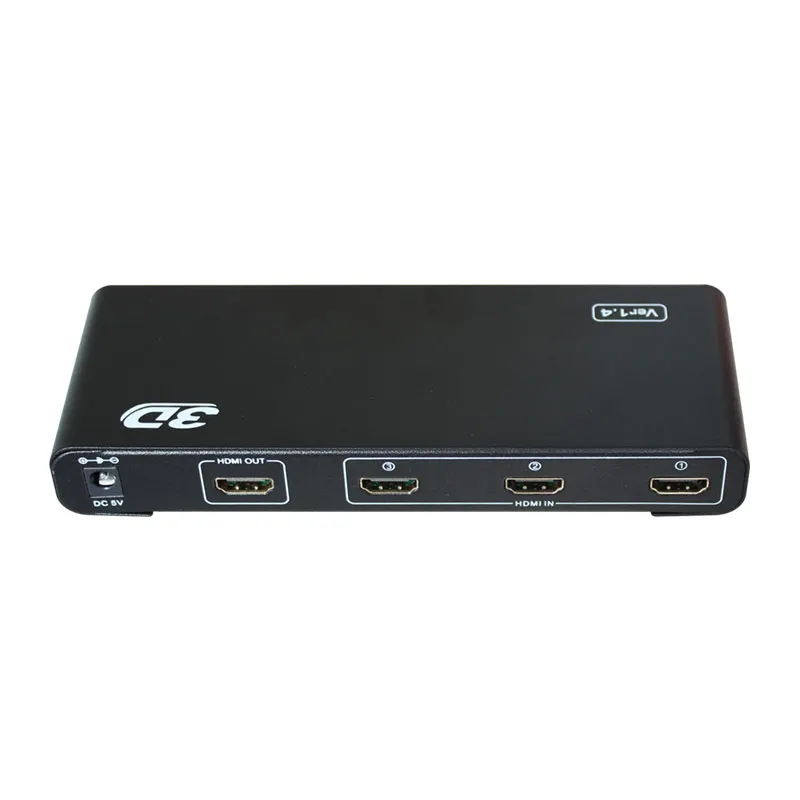 4k HDMI интерфейс Поддержка 3D эффект видео коммутатор 3 в 1 выход для светодиодного