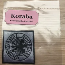 Заказная тканая этикетка вышивка шитьё