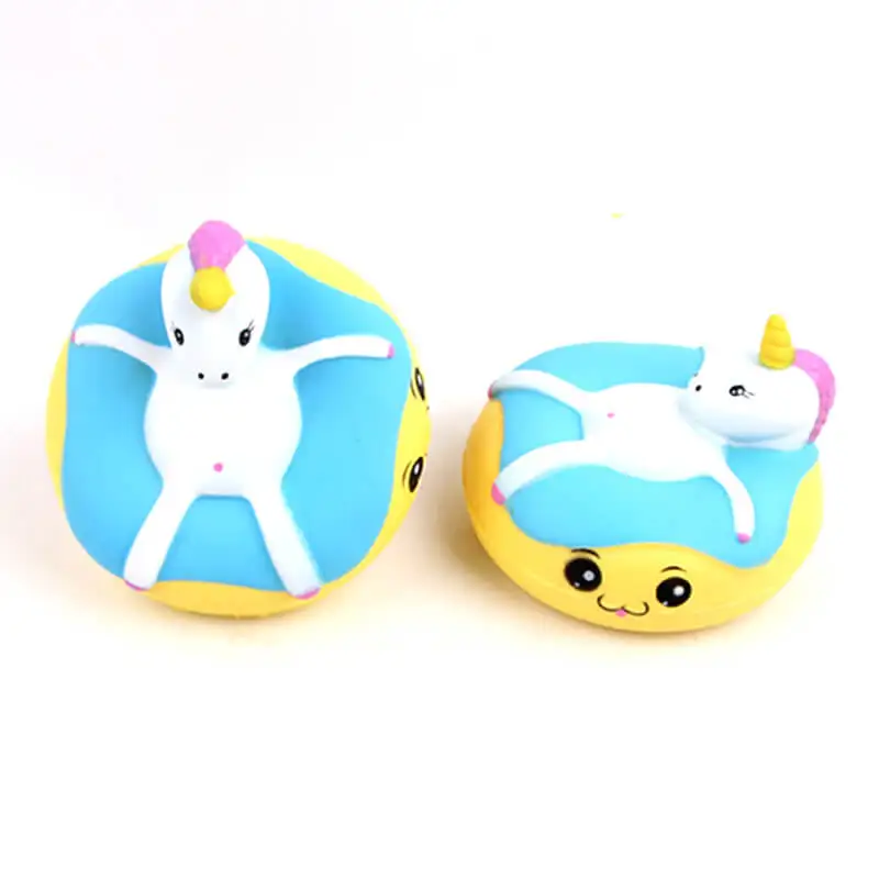 Unicorn Donuts Unpack the toy Squishy Slow Rising Phone straps