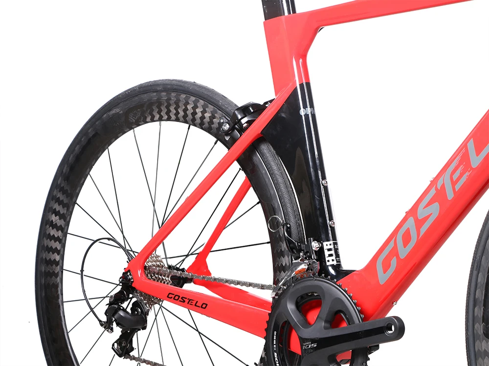 Cheap Costelo Aeromachine monocoque one piece Full Carbon Complete Road Bike mould road bicycle carbon bike completo bicicletta 5