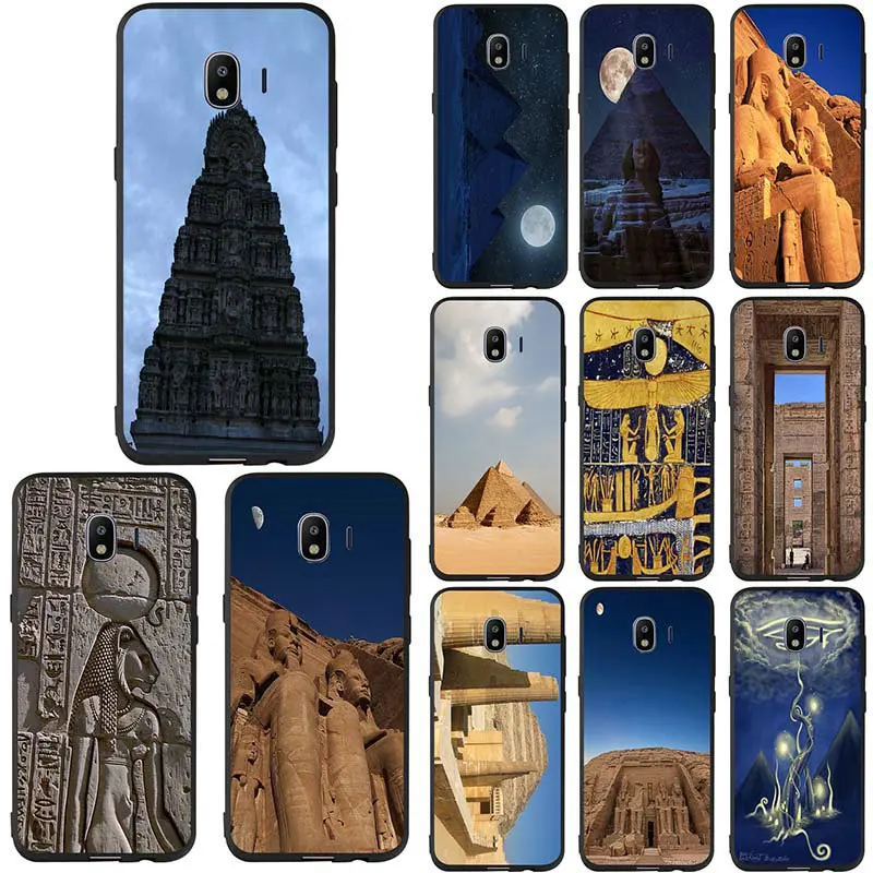 

Silicone Soft Cell Phone Cases For Samsung Galaxy A3 A5 A6 A7 A8 A9 J2 J3 J5 J6 J7 2017 2018 Eye Of Horus Ancient Egypt Pyramids