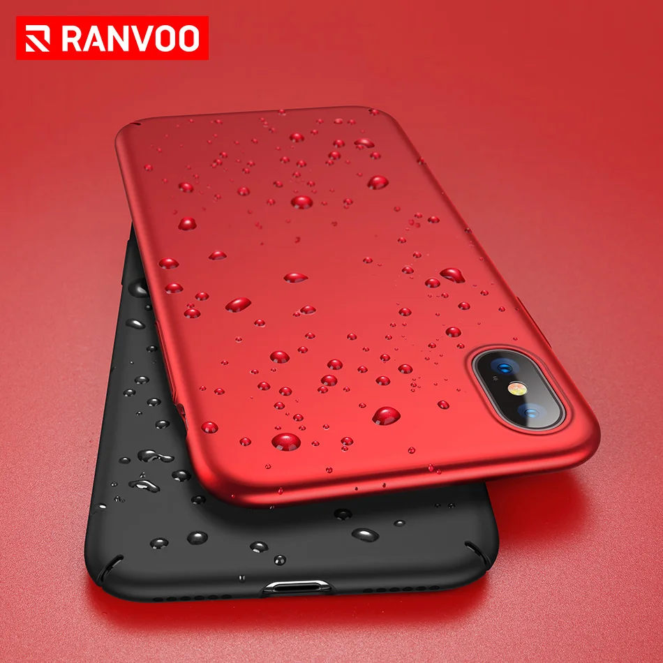 RANVOO Case for iPhone X Ultra Thin Hard PC Phone Cases Micro Matte Plating Process No Fingerprint Cover | Мобильные телефоны и