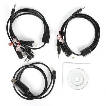 

8-in-1 USB Programming Cable For MOTOROLA/ICOM/KENWOOD YAESU Multiple walkie-talkies Handheld / Mobile Radio 29