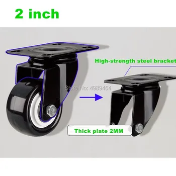 

2 inch Low Casters/wheels,for heavy carts, machine tools, large equipm,home/Industrial Hardware