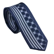 Галстуки coahella темно-синего цвета с серебряной полосой/в горошек, окаймленный дизайн, шейный платок из микрофибры, обтягивающий галстук 6 см