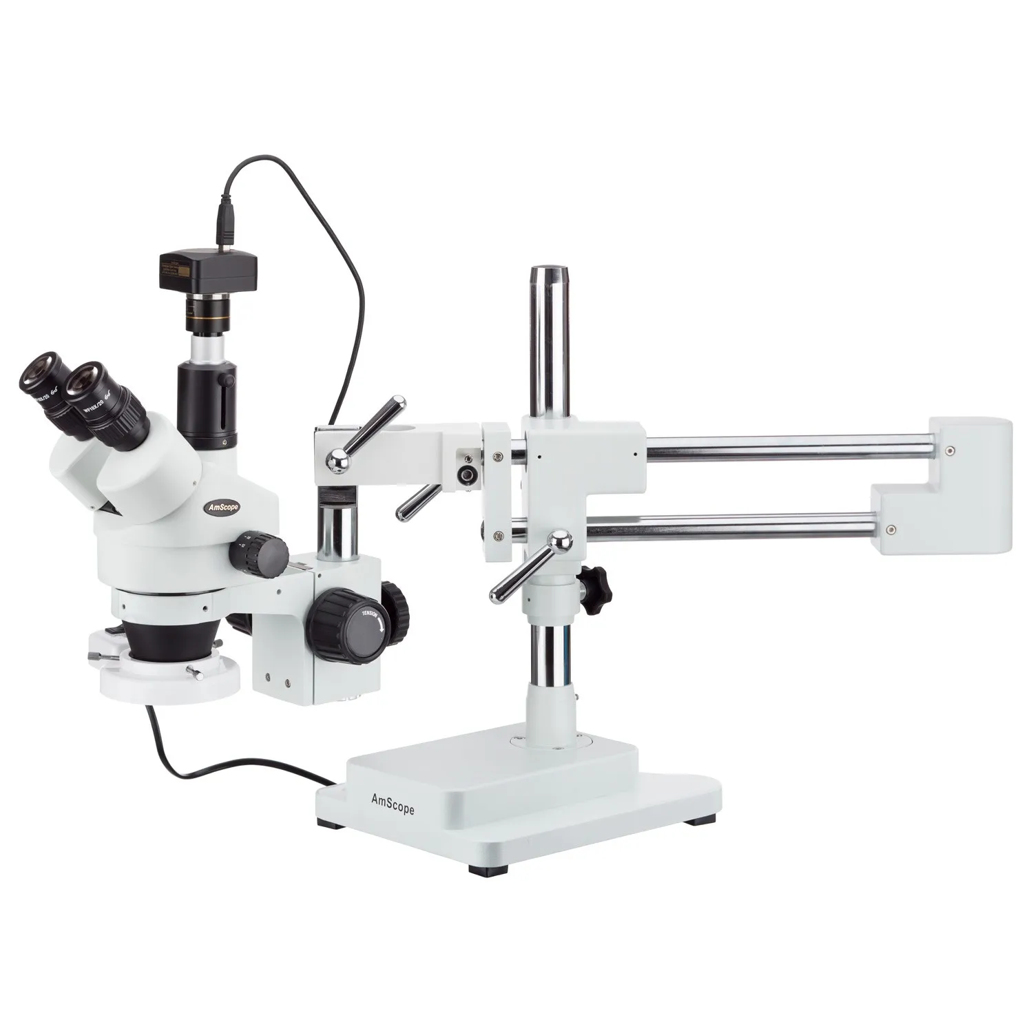 

AmScope 3.5X-180X Inspection Zoom Stereo Microscopewith 14MP USB Camera