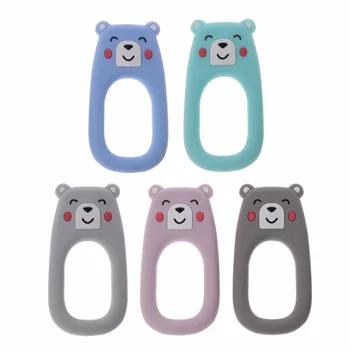 

BPA Free Silicone Beads Baby Teether DIY Necklace Chewable Teething Tooth Care