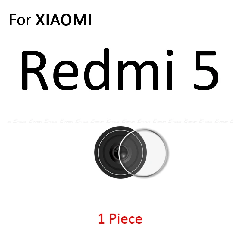 Задняя крышка для объектива камеры из закаленного стекла для Xiaomi Redmi Note 5 Plus 5A 4 4X Pro Prime Защитная пленка для экрана - Color: For Redmi 5