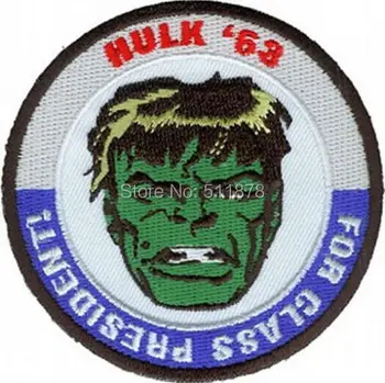 

Marvel Comics The Incredible Hulk For Class President TV Movie punk rockabilly iron on patch Free Shipping Avengers infinity war