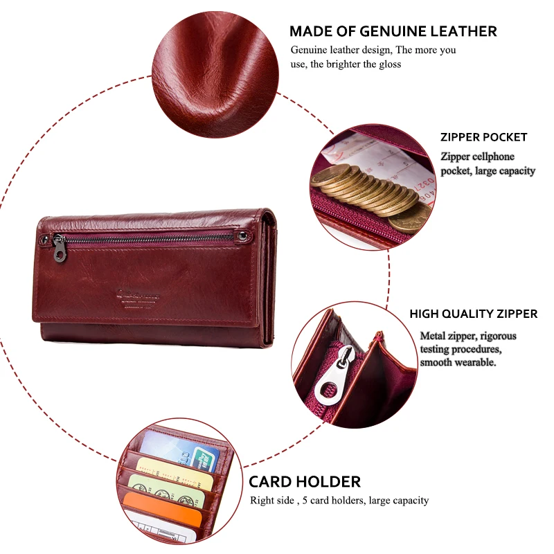 2020 Fashion Coin Purse Wallet Female Famous Brand Card Holders Cellphone Pocket Genuine leather Women's Wallets High Quality 2020 Fashion Coin Purse Wallet Female Famous Brand Card Holders Cellphone Pocket Genuine leather Women's Wallets High Quality