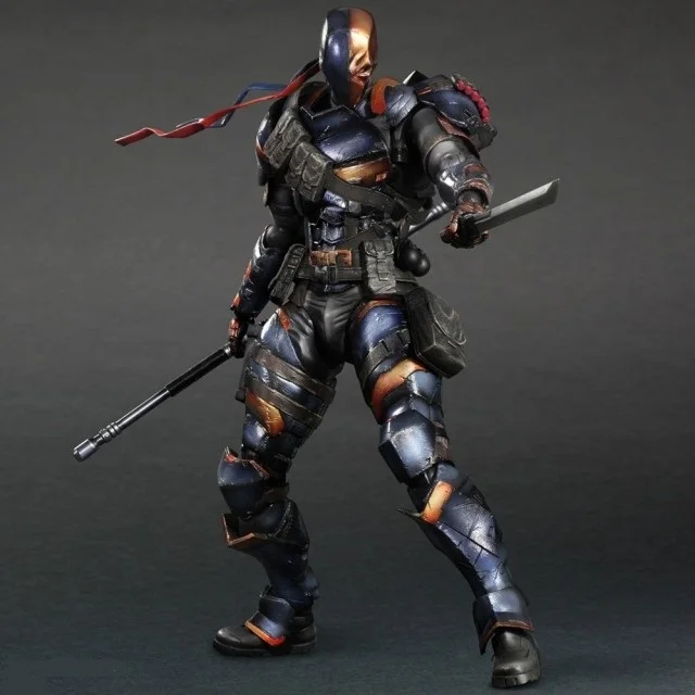 

28cm Deathstroke New Teen Titans Enhanced Version Collectors Model Doll PVC Action Figure Toys Christmas Gift
