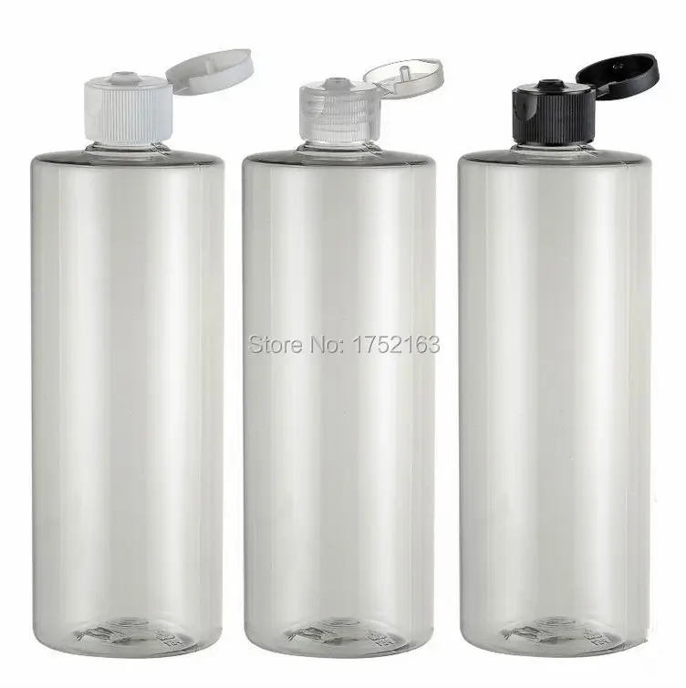 500ML Transparent PET Bottle,Cosmetic Container,Plastic Lotion Bottles