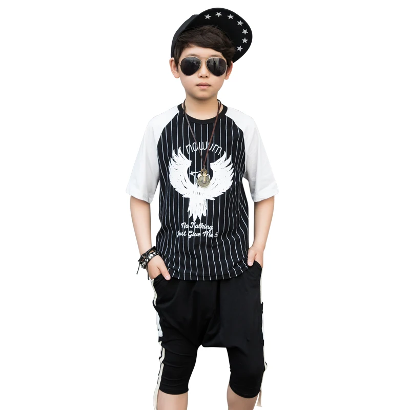 8 16 Years Boys Summer Clothing Sets 2017 New Arrival kids