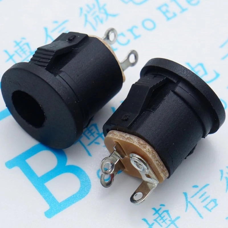DC022K DC Socket Round DC Power Socket Mount Charging Interface