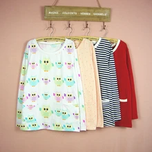 pajamas women A109 spring autumn long sleeves pajamas cotton