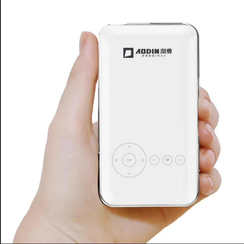 Aodin M6S mini portable 1080P DLP Projector 1GB/RAM 32G/ROM Android4.4 bluetooth4.0 wifi HDMI in
