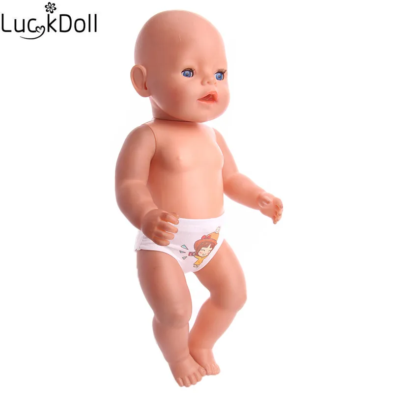 Luckdoll новые кукольные аксессуары мультфильм трусики подходят 43 см кукла, лучший подарок для детей