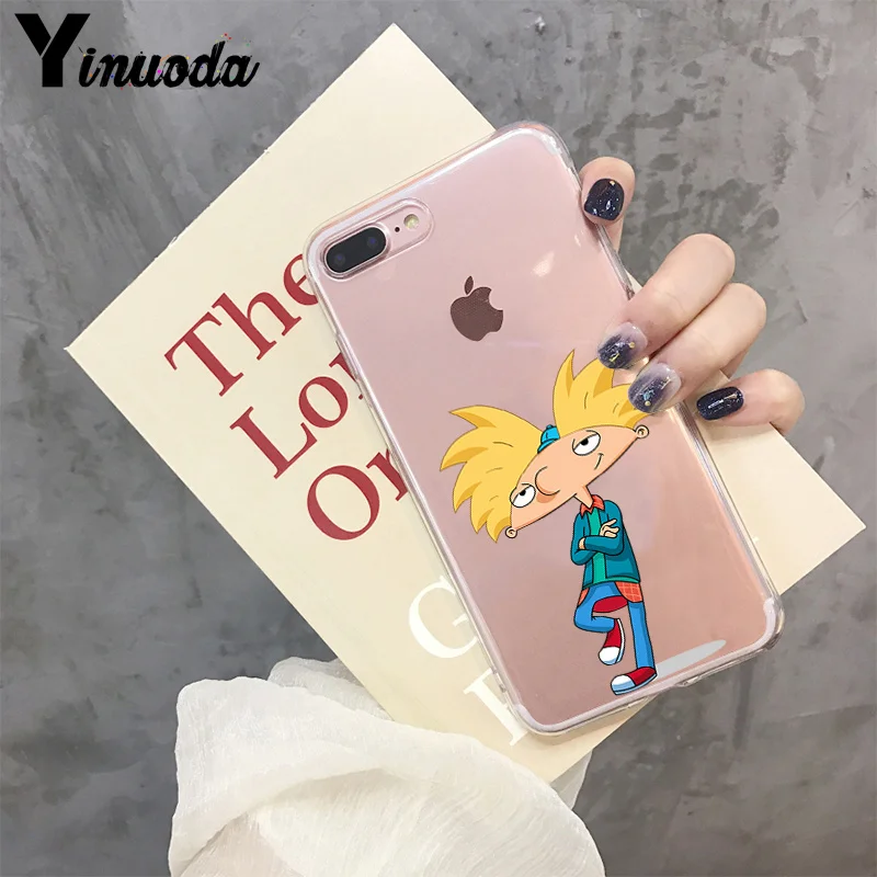 Yinuoda Hey Arnold Rugrats Soft TPU silicone On Sale Cool Phone Case for Apple iPhone 8 7 6 6S Plus X XS max 5 5S SE XR Cover