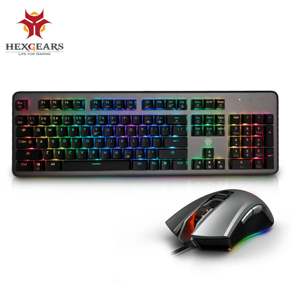 HEXGEARS Keyboard Mouse Set Keyboard Mouse Combo M33 Mouse Mechanical Keyboard with Backlight RGB Macro Mechanical Mouse HEXGEARS Keyboard Mouse Set Keyboard Mouse Combo M33 Mouse Mechanical Keyboard with Backlight RGB Macro Mechanical Mouse
