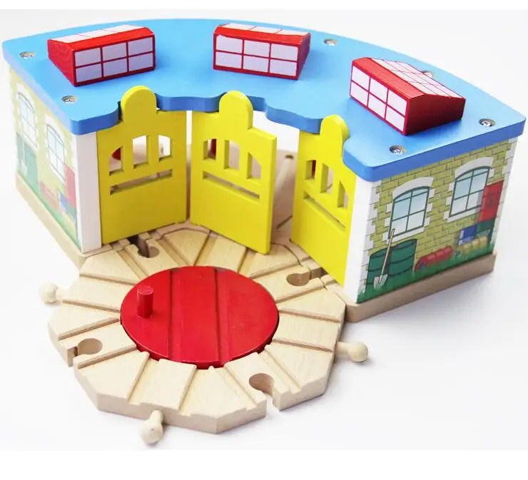 thomas wooden train station