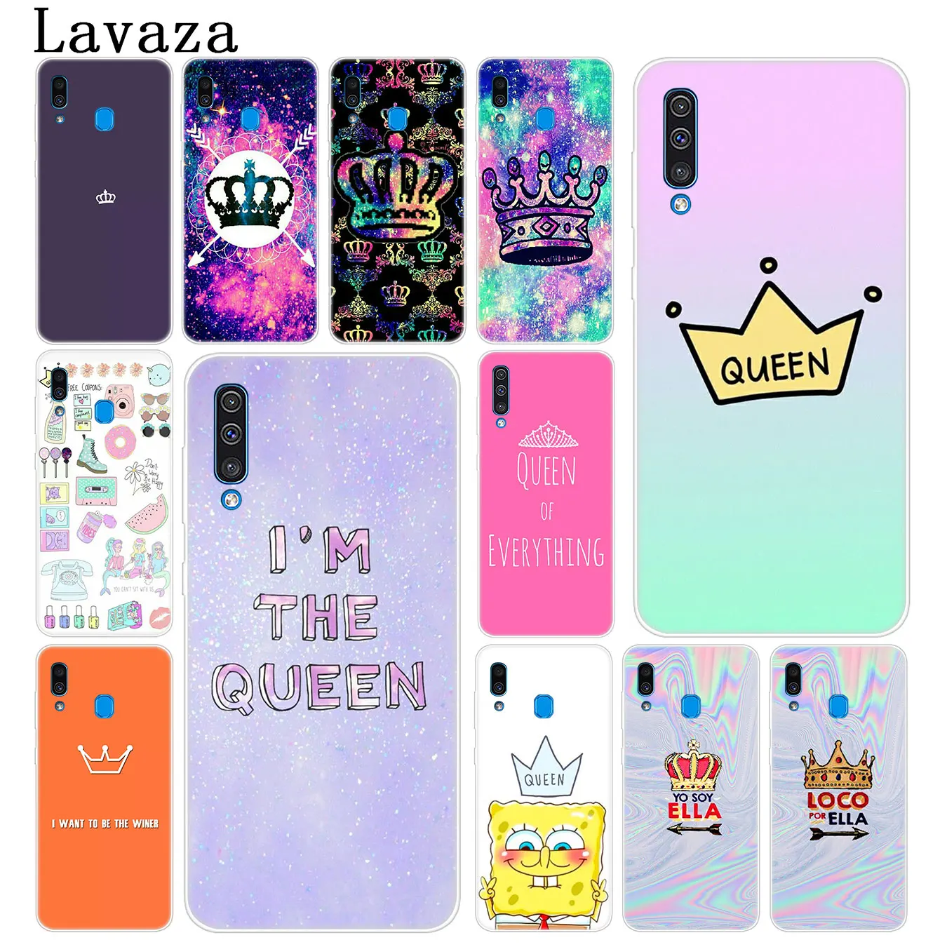 buy Lavaza I #039;m the Queen princess King Hard Phone Case for Samsung Galaxy A70 A60 A50 A40 A30 A20 A10 M10 M20 M30 M40 Cover
