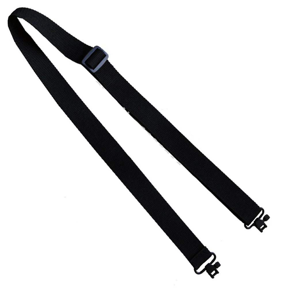 GUGULUZA Black Braid Belts Gun sling swivels Gun Belt Narrow Goods Gun
