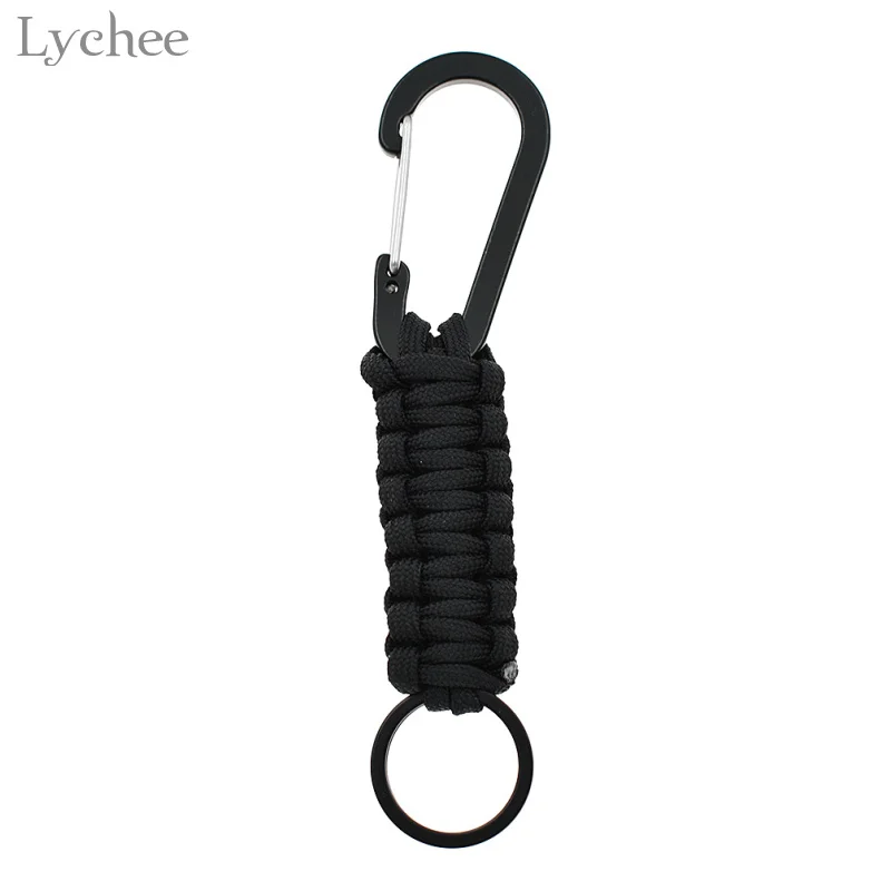 Lychee Trendy Tactical Belt Key Holder Camouflage Unisex Keychains