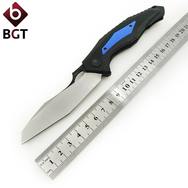 

BGT 0427 G10 Folding Knife D2 Blade Ball Bearing Camping Tactical Hunting Combat Pocket Knives Survival EDC Rescue Tools