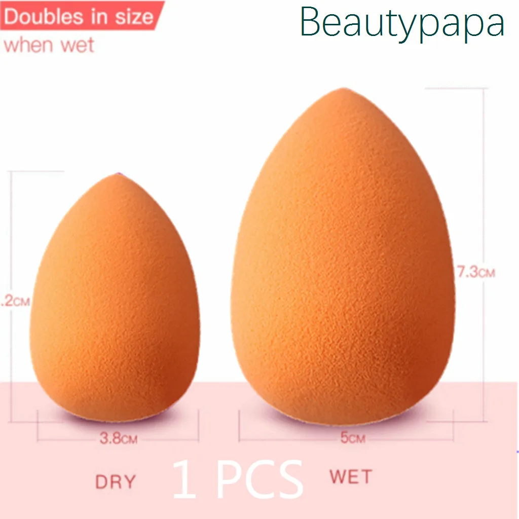 

BeautyPaPa Orange Makeup Blender Super Soft Cosmetic Puff Sponge For Make up Powder Smooth Liquid Concealer Applicator