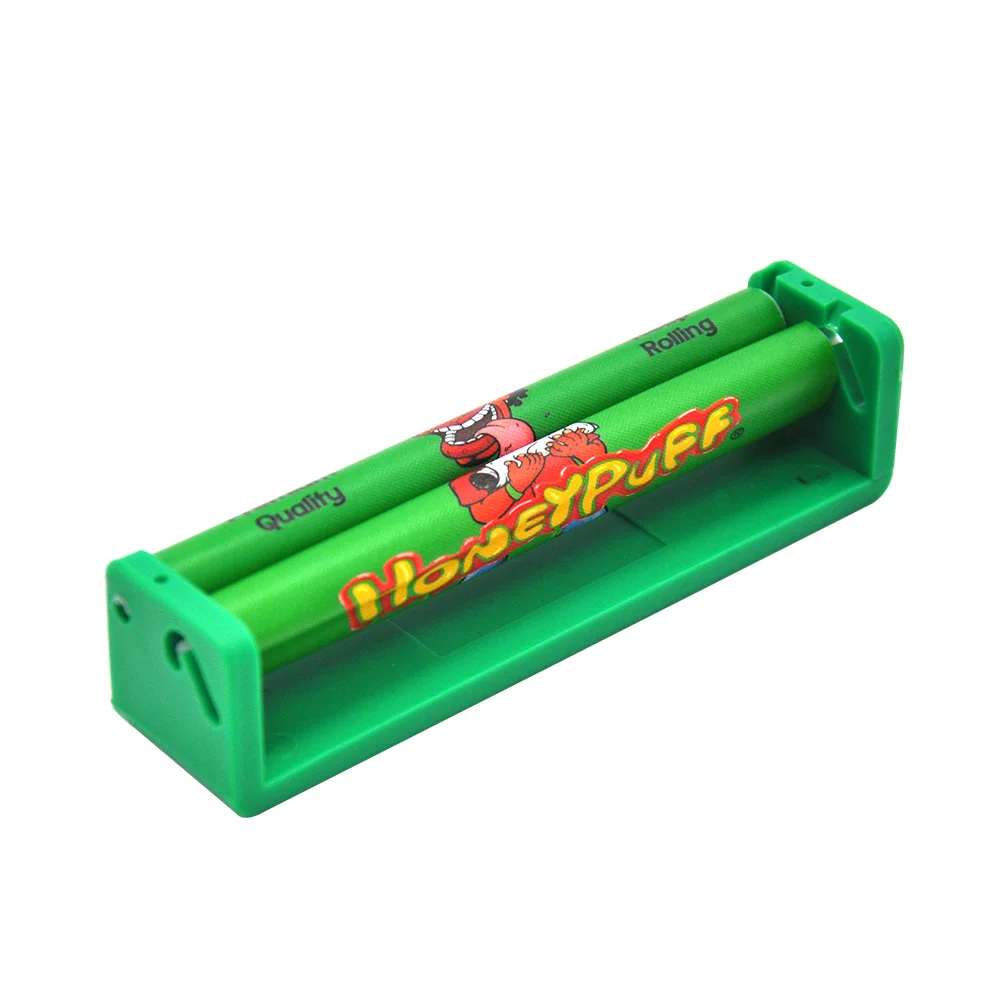 HONEYPUFF пластиковые сигареты прокатки машина ролик для рулонной бумаги ручной ролик прокатки инструменты сигареты производитель - Цвет: Green