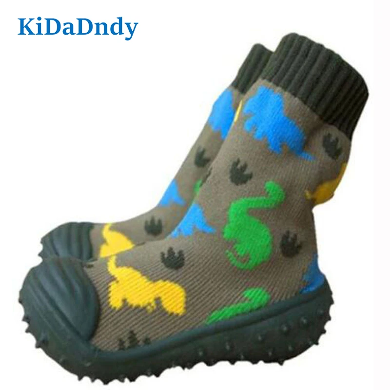 kidadndy Toddler Sock With Rubber Soles Baby Boy and Girls Floor Socks