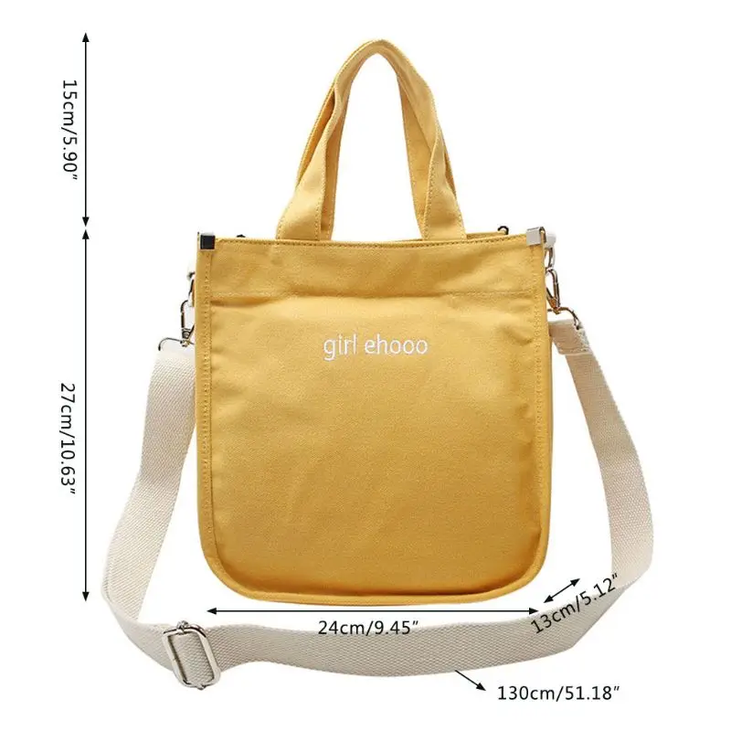 

Women Hobo Canvas Shoulder Crossbody Bag Messenger Girl Purse Satchel Tote Handbag