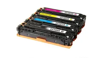 

4pc/set new compatible 312X 312A toner CF380A CF381A CF382A CF383A toner cartridge for HP Color LaserJet Pro MFP M476dn M476dw