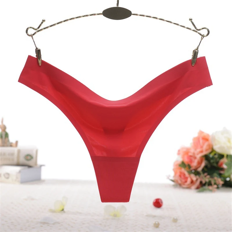 Women Seamless Panties Low Waist g string Sexy For Women Invisible Thong Women Breathable Womens Panties Underwear Lingerie 10 (8)