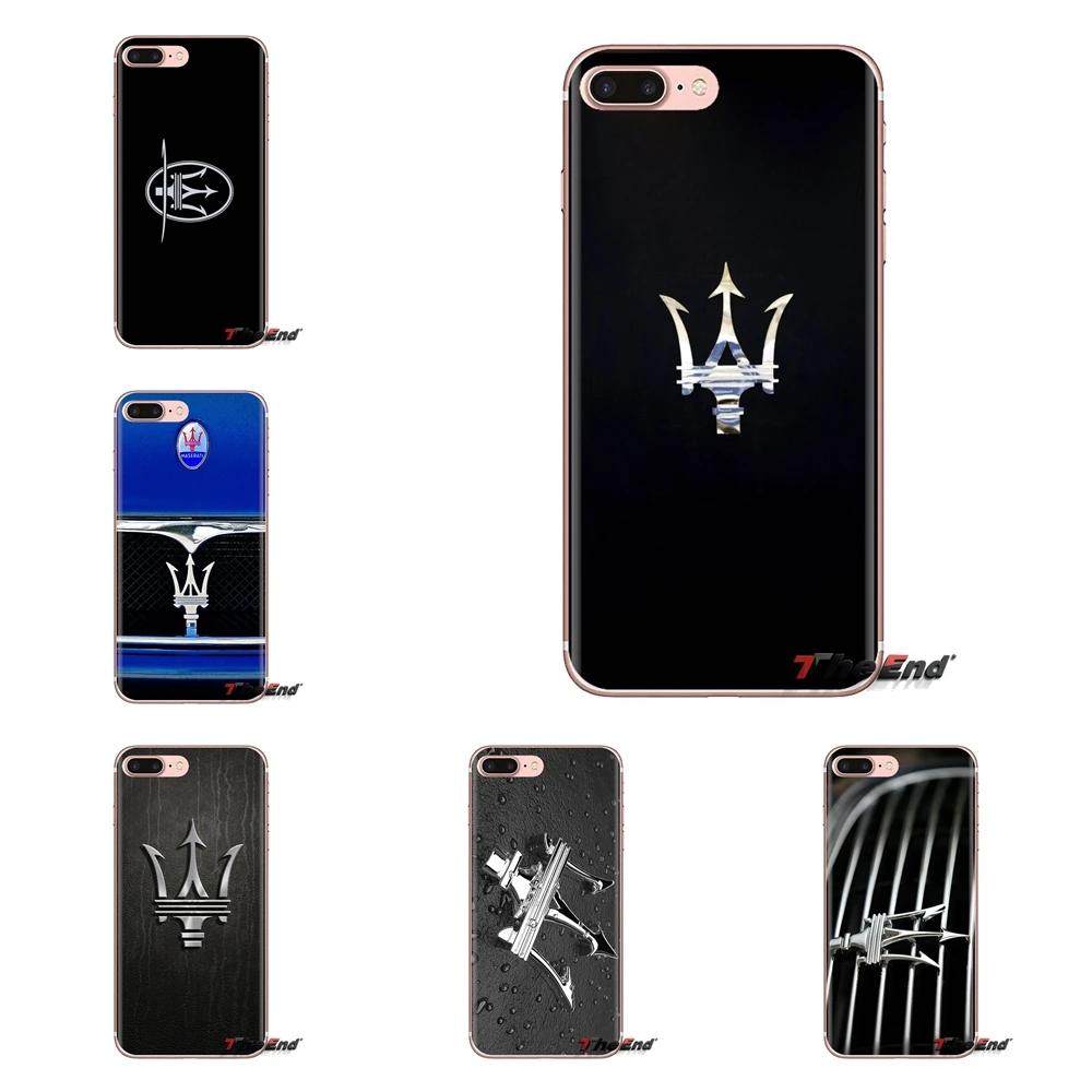 Maserati Car Logo Art Designs Print Soft Transparent Covers For Xiaomi Redmi 4A S2 Note 3 3S 4 4X 5 Plus 6 7 6A Pro Pocophone F1 |