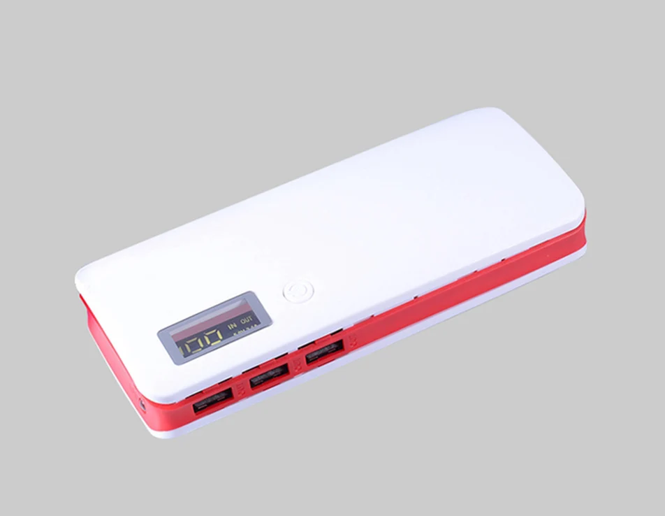 Без батареи) 10000 мАч Внешний аккумулятор 5x18650 зарядное устройство для телефона DIY Box Dual USB внешний аккумулятор чехол lcd Внешний аккумулятор для Xiaomi samsung huawei