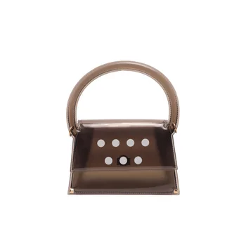 

Flip New Summer Transparent Mini Ladies Handbag Candy Dot Crossbody Bag Jelly Lady Handbag