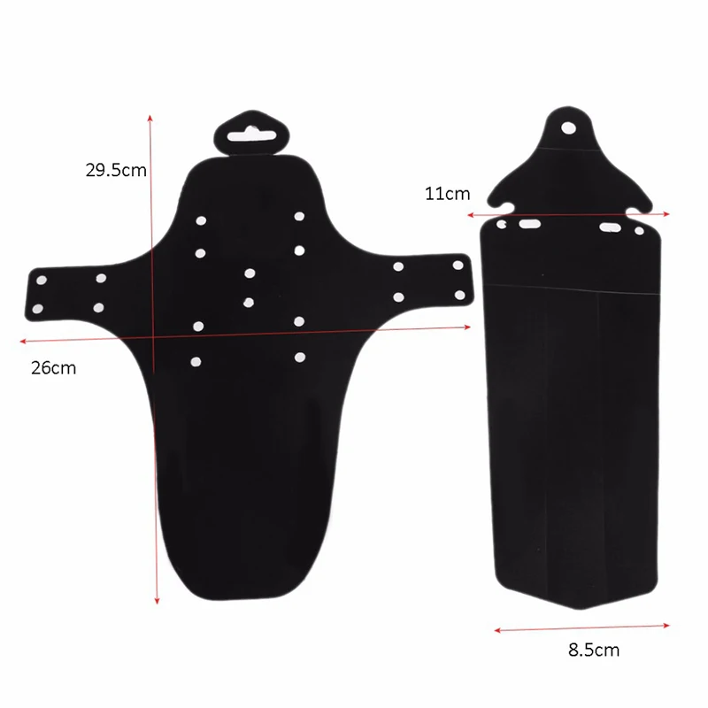2Pcs Bicycle Bike Front Rear Fenders Durable Mudguard Outdoor Mountain Road Cycling MTB New Convenient High Quality PA0085 (2)