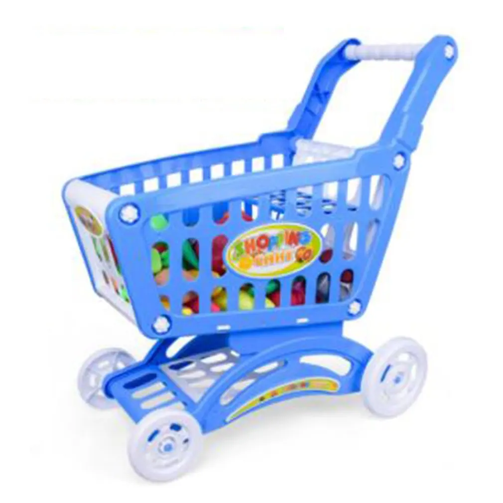 Buy Kids Children Shopping Trolley Cart Basket Play
