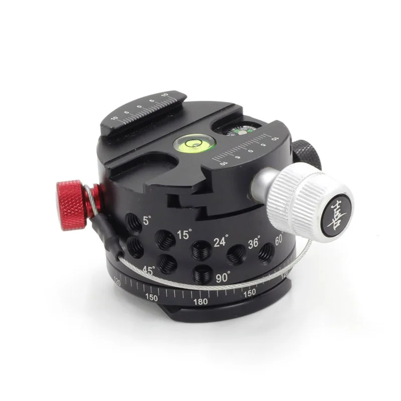 XILETU LS-55 360 градусов панорамная 10 сдвигов головка для слепых съемок аксессуары