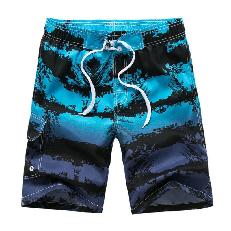Mens Swimming Shorts For Men Swimwear Swim Trunks Summer Beach Wear Quick Dry Swimsuit Bermuda Surfing Boardshorts Silver 2019 | Спорт и