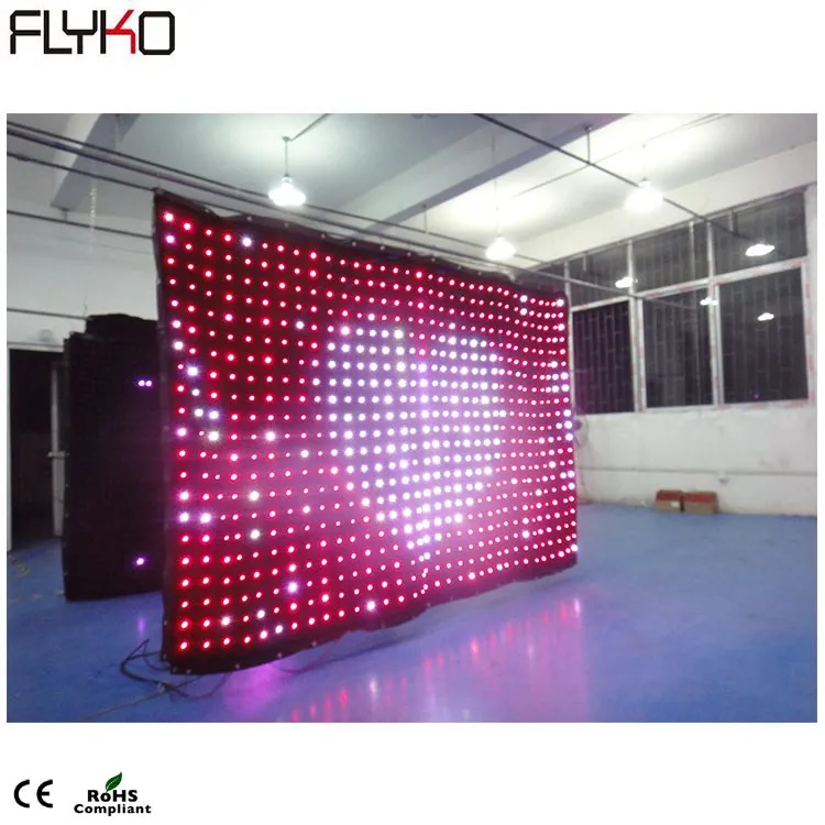 

Free shipping p90mm 2x3m LED stage backdrop stage decoration