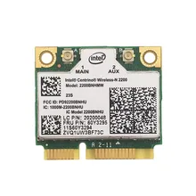 Для беспроводной сети Intel wireless-N 2200 2200BNHMW T430 W530 T530 X230T mini pcie half card 60y3295 wifi