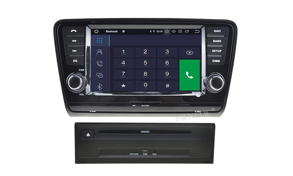 Top Android 9.0 8"2din car gps navigation radio coche player for SKODA Octavia 2013-2018 A8 with wifi bluetooth carplay USB navi 19