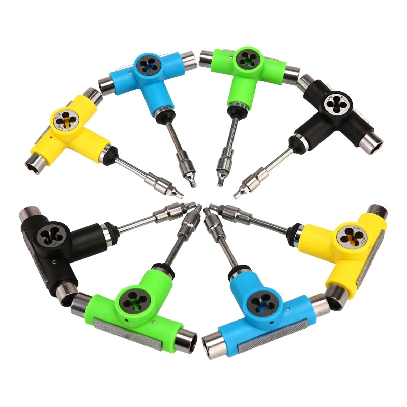 Semi automatic skateboard T tools t skateboard tools assembly