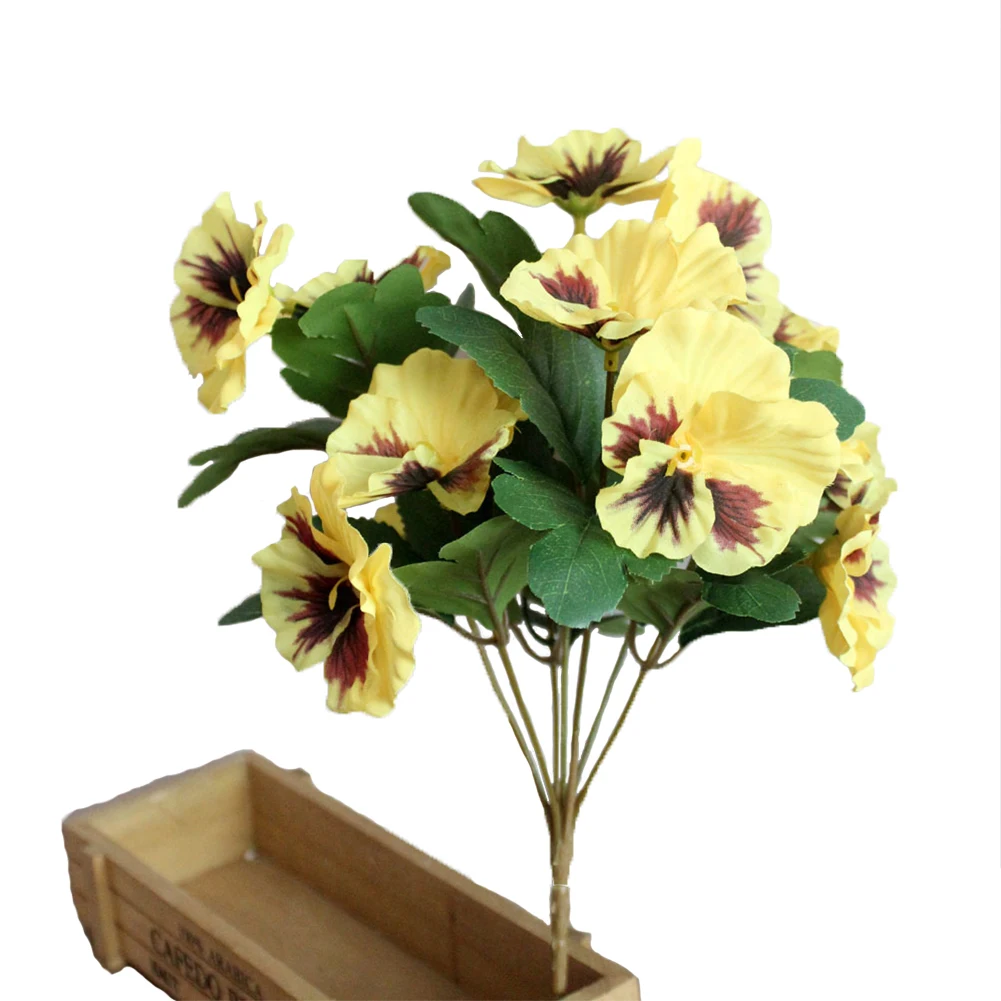 Искусственный букет для офиса и свадьбы, вечерние цветы для украшения стола