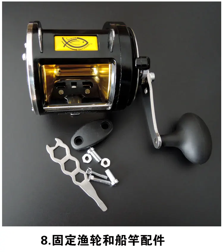 “ Bobinas de Metal Luna100ll Bait Casting Lure Fishing