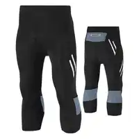 Hot Summer MTB Road Padded Black 3/4 Cycling Pants Men Ciclismo Bicycle Short Pants Fitness Sportswear Cycling Clothing 4XL/5XL
